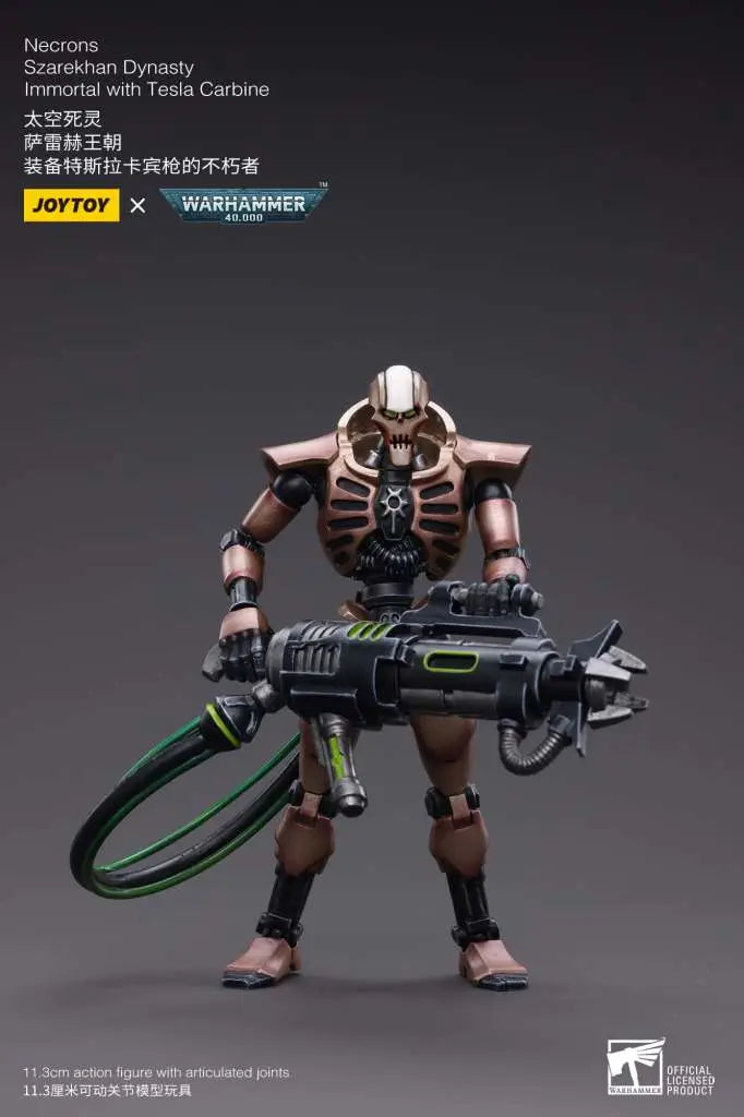 WH40K NECRONS IMMORT WITH TESLA CARBINE JOYTOY
