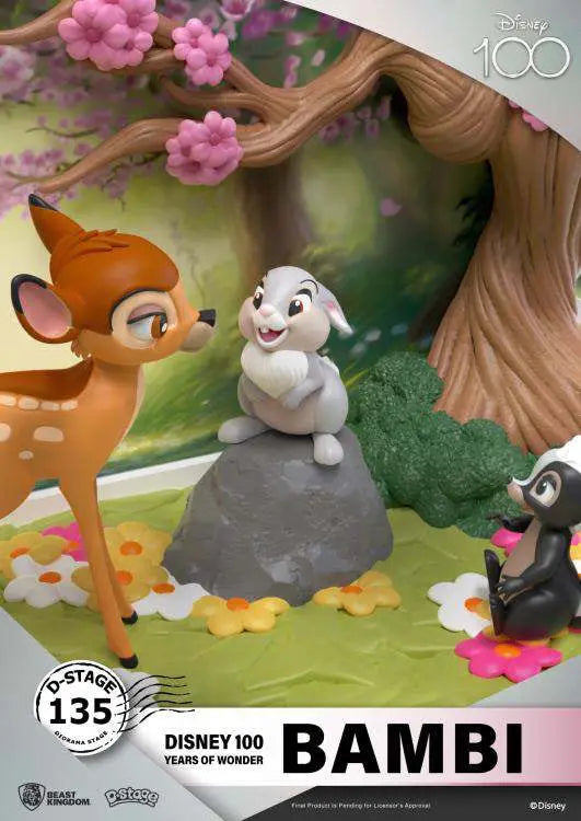 D STAGE DISNEY 100 YEARS BAMBI BEAST KINGDOM