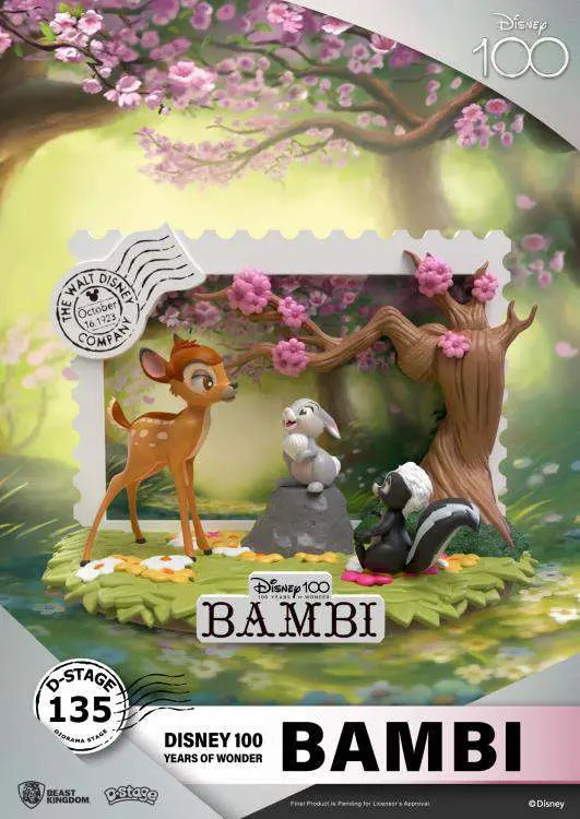 D STAGE DISNEY 100 YEARS BAMBI BEAST KINGDOM
