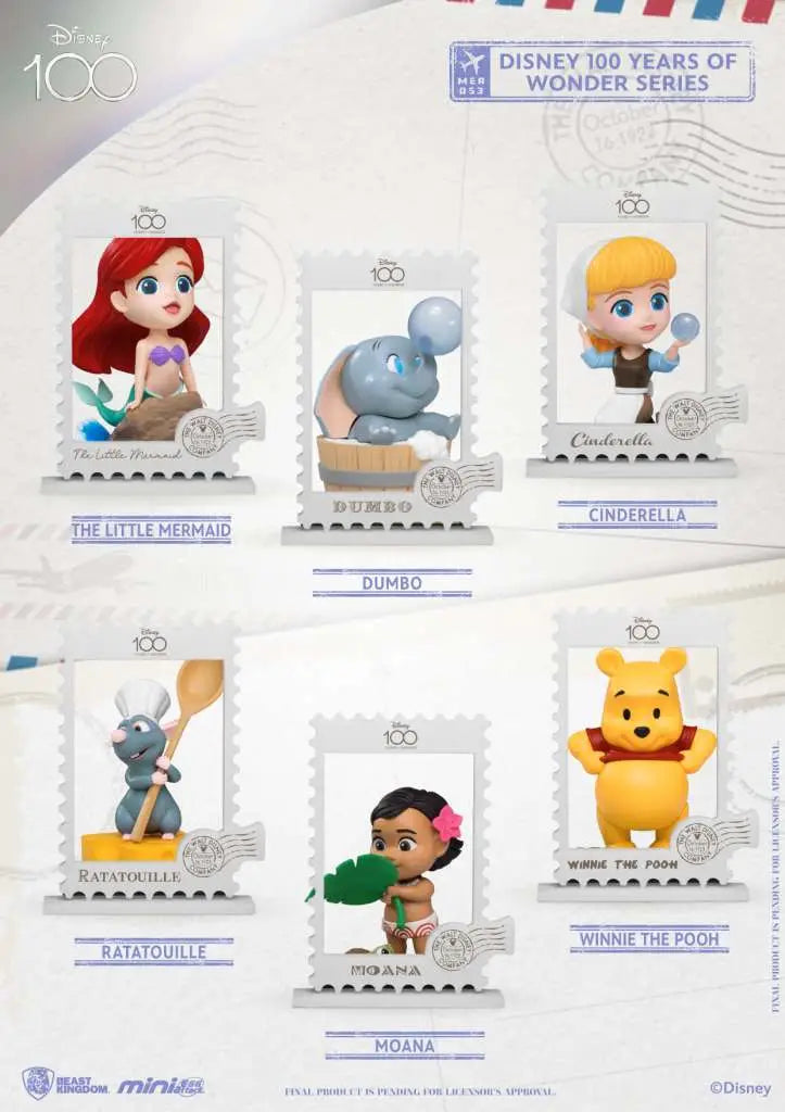 MINI EGG DISNEY 100 YERAS OF WONDER SET BEAST KINGDOM