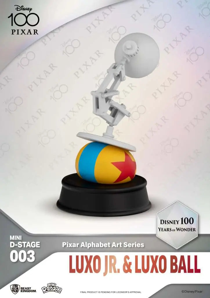 MINI DS DISNEY 100 YERAS PIXAR ALPHABET BEAST KINGDOM