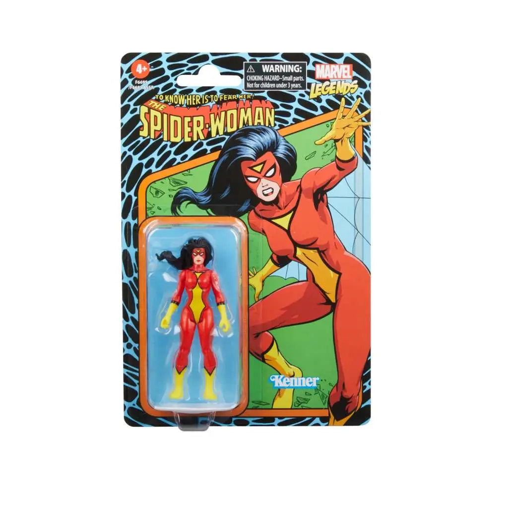 MARVEL LEGENDS RETRO SPIDER WOMAN AF HASBRO
