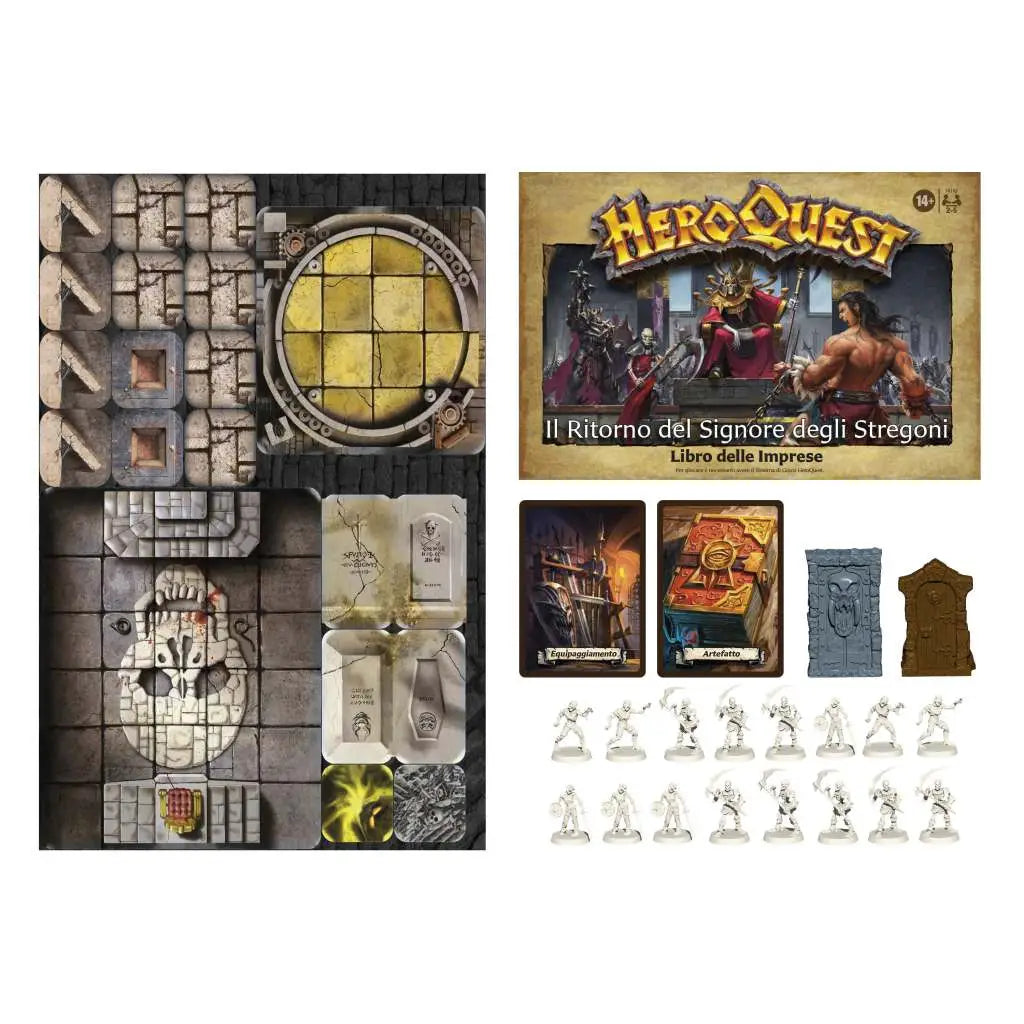 HEROQUEST IL RITORNO DEL SIGNORE DEGLI STREGONI HASBRO