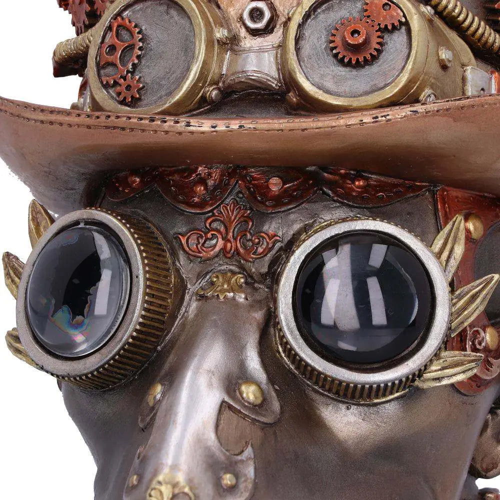 STEAMPUNK AUTOMATON APOTHECARY DOC SKULL NEMESIS NOW