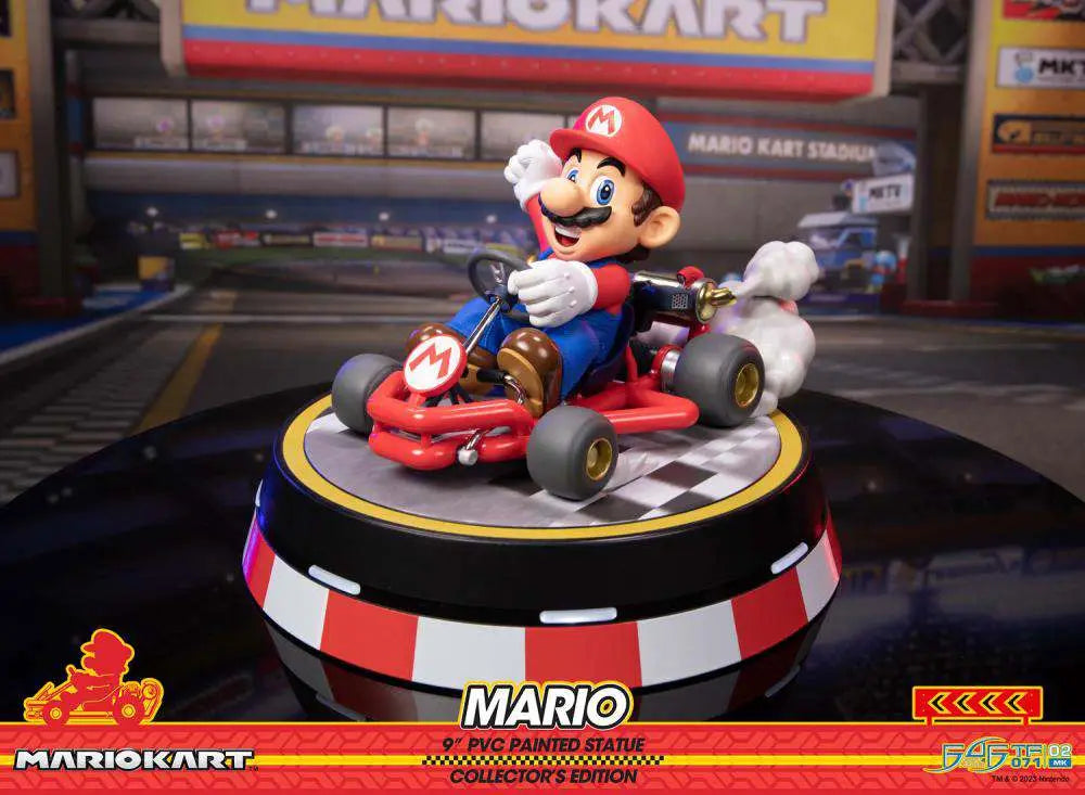 MARIO KART MARIO PVC PAINT DELUXE STATUE FIRST4FIGURES