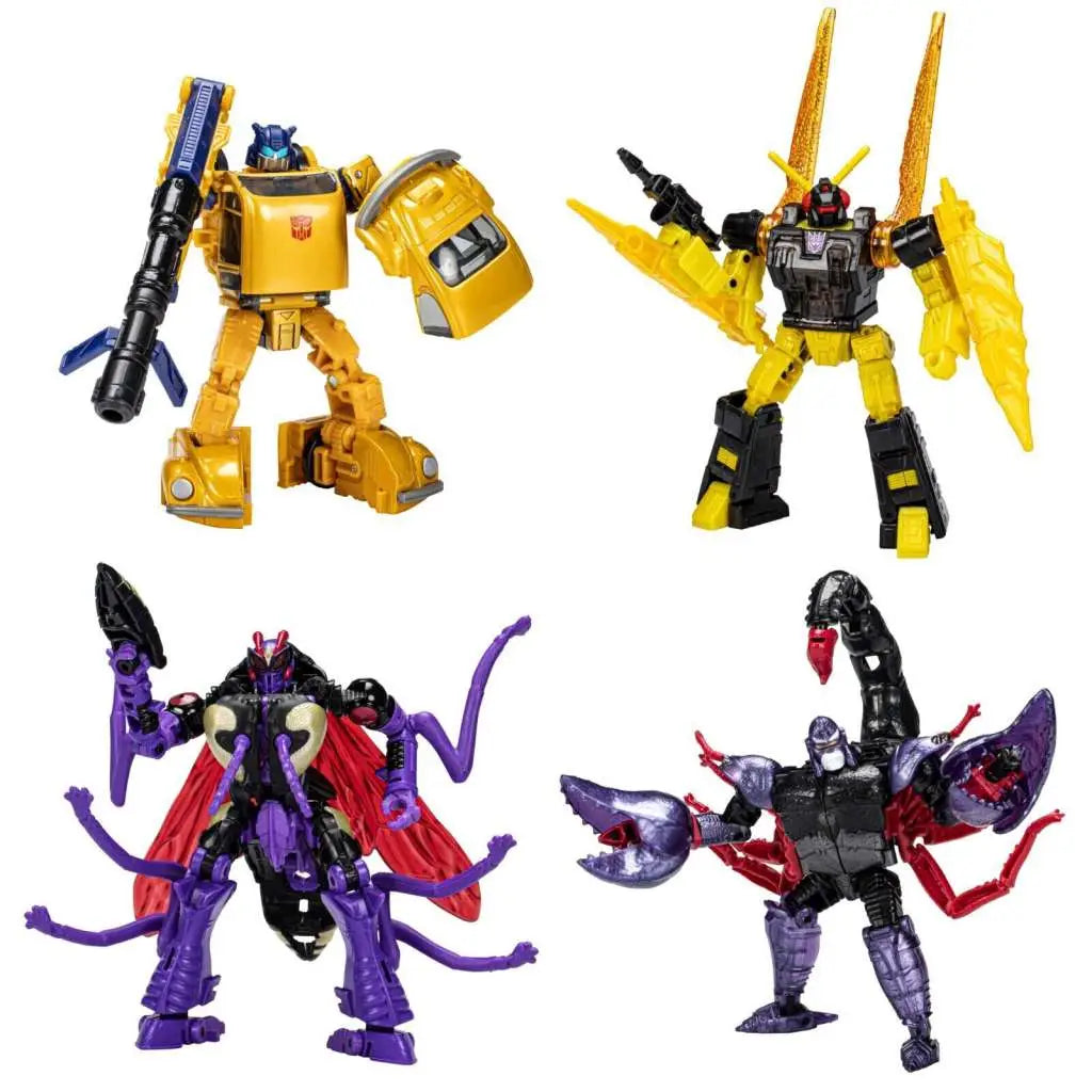 TRANSFORMERS CREATURES COLLIDE 4 PACK AF HASBRO