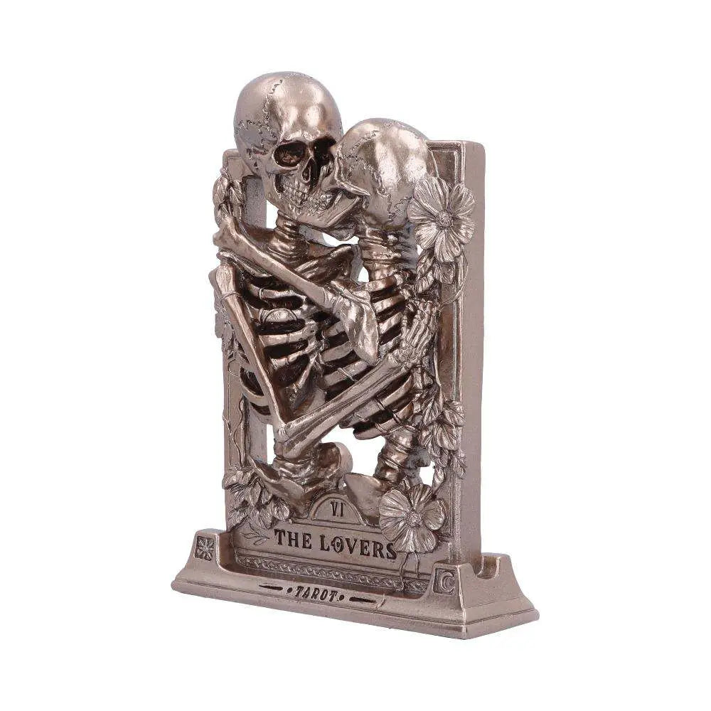 THE LOVERS BRONZE GOTHIC SKELETON ORNAM NEMESIS NOW