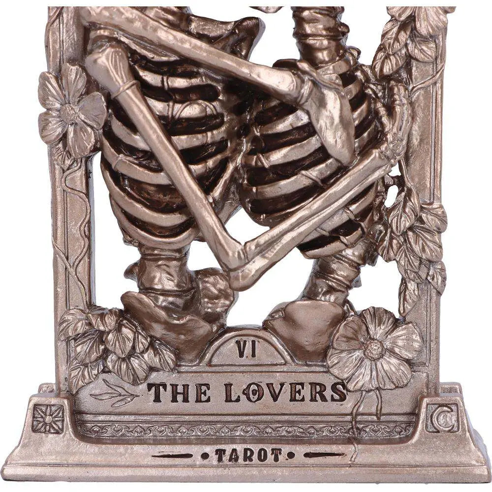 THE LOVERS BRONZE GOTHIC SKELETON ORNAM NEMESIS NOW