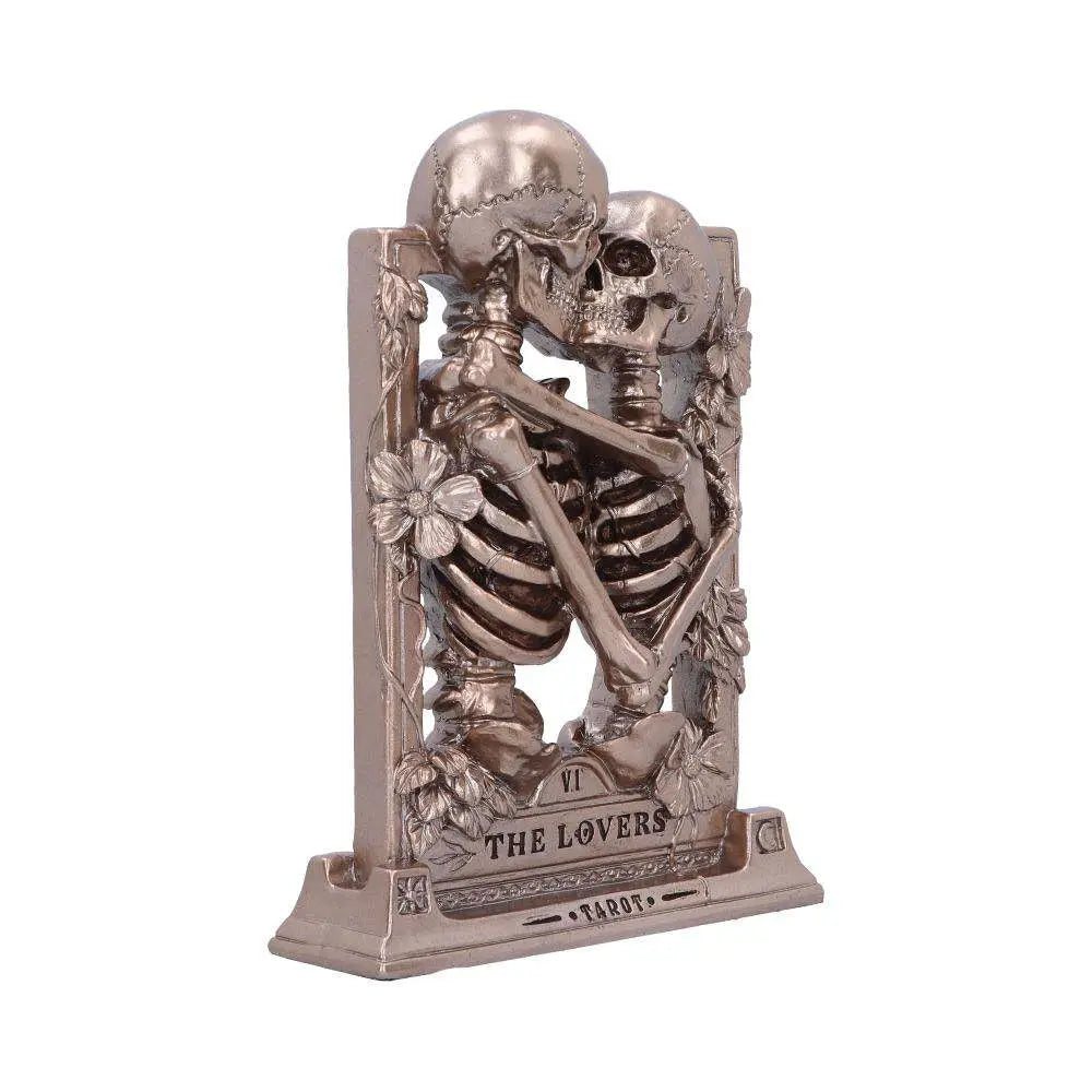 THE LOVERS BRONZE GOTHIC SKELETON ORNAM NEMESIS NOW