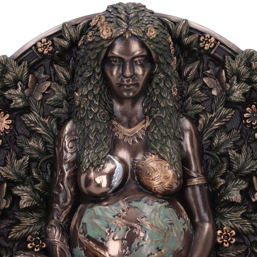 MOTHER EARTH BRONZE WALL PLAQUE NEMESIS NOW
