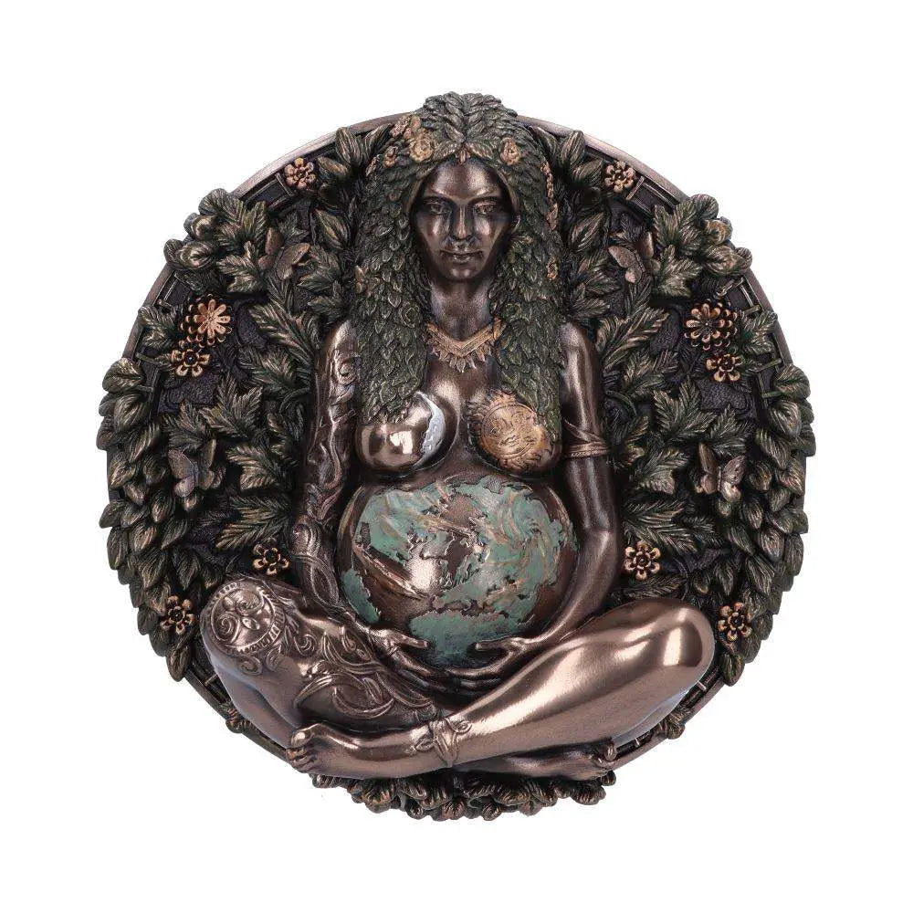 MOTHER EARTH BRONZE WALL PLAQUE NEMESIS NOW