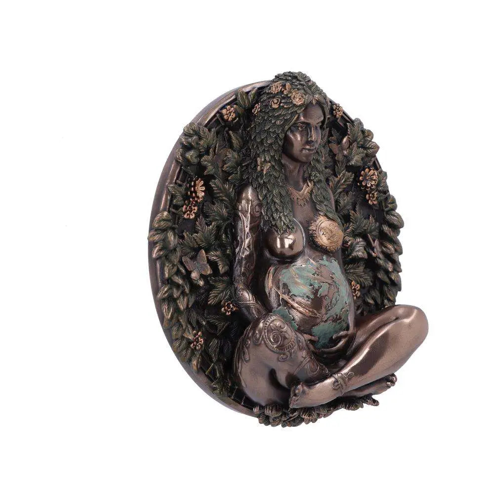 MOTHER EARTH BRONZE WALL PLAQUE NEMESIS NOW