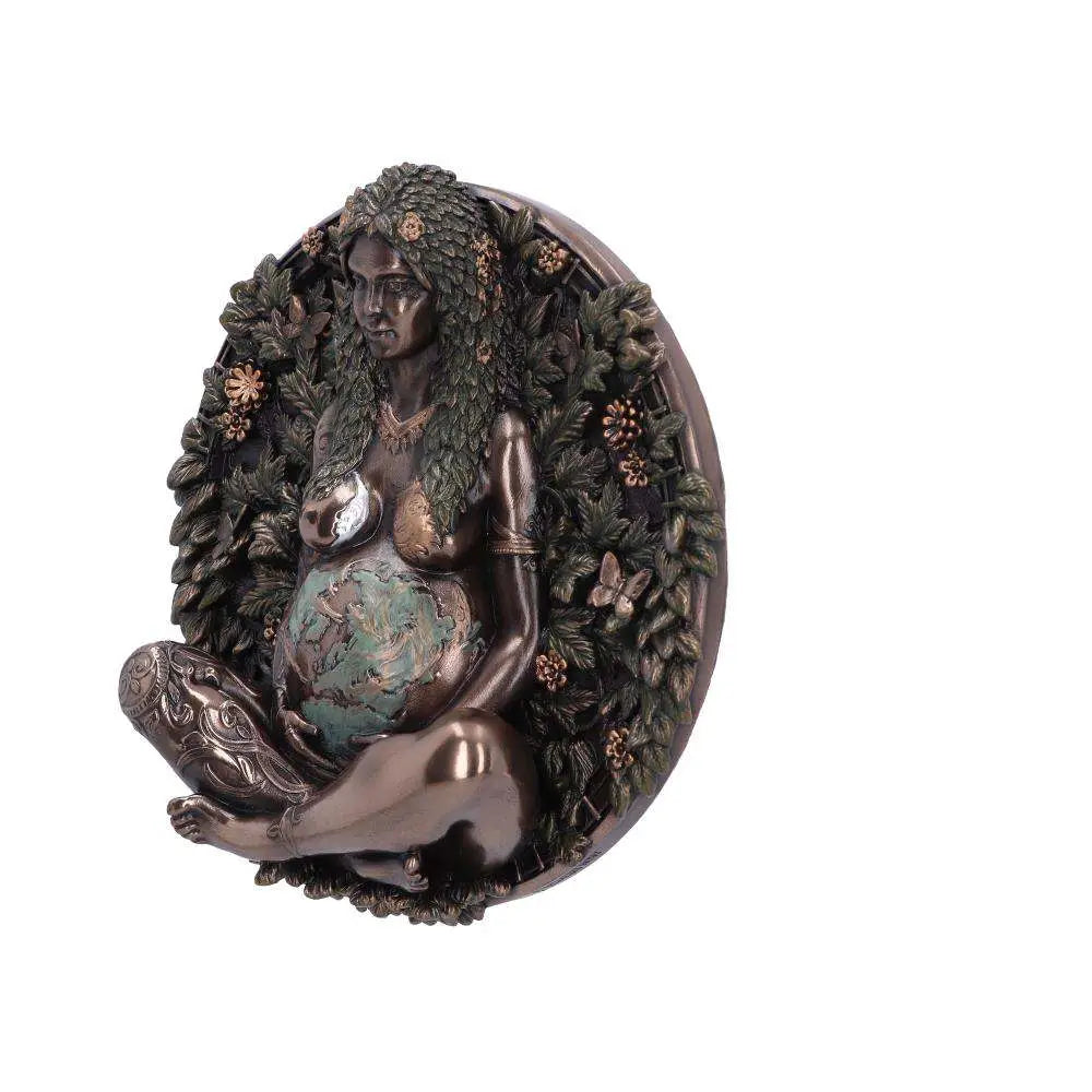MOTHER EARTH BRONZE WALL PLAQUE NEMESIS NOW
