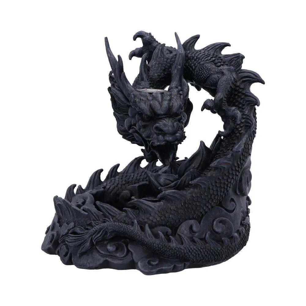ASIAN DRAGON BACKFLOW INCENSE BURNER NEMESIS NOW