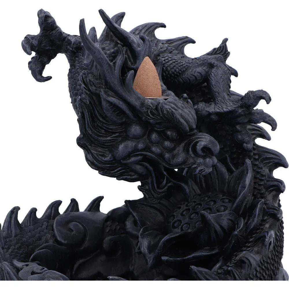 ASIAN DRAGON BACKFLOW INCENSE BURNER NEMESIS NOW