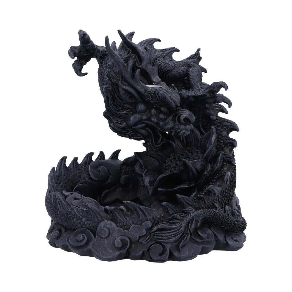 ASIAN DRAGON BACKFLOW INCENSE BURNER NEMESIS NOW