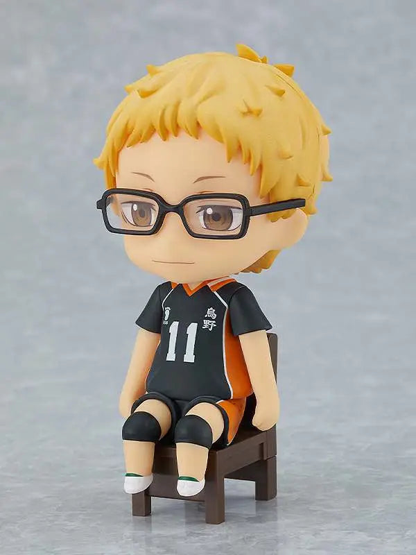 HAIKYU KEI TSUKISHIMA NENDOROID SWACCHAO ORANGE ROUGE