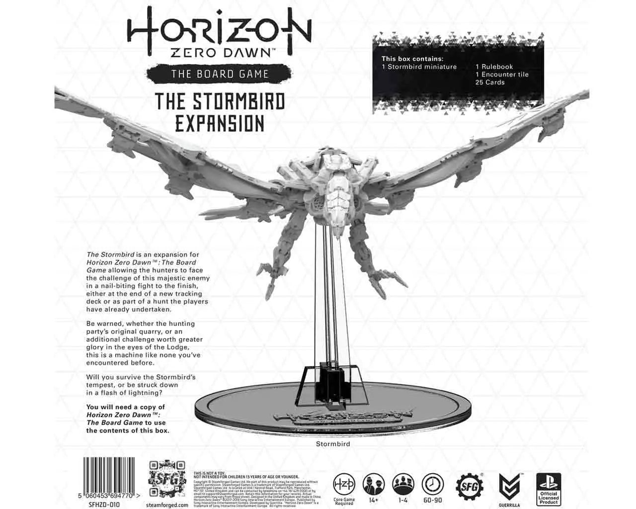 Horizon Zero Dawn The Board Game STORMBIRD Expansion Set STEAMFORGED GAMES