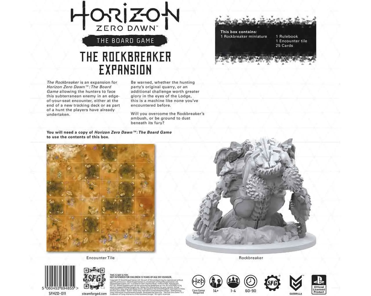Horizon Zero Dawn The Board Game Rockbreaker Expansion Set STEAMFORGED GAMES
