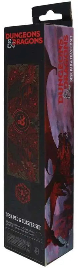 DUNGEONS & DRAGONS - XL Desk Pad and Coaster Set FANATTIK