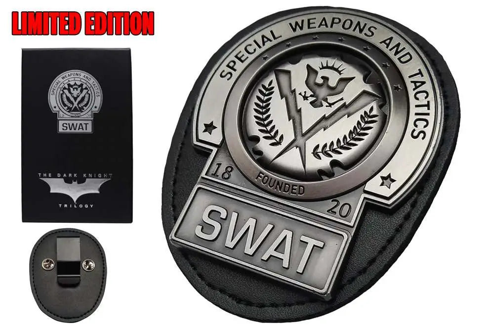 THE DARK KNIGHT GOTHAM CITY SWAT BADGE FANATTIK