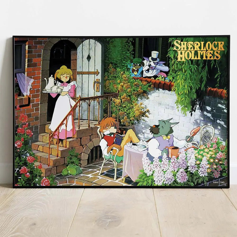 SHERLOCK HOUND TEA TIME WOOD PANEL SEMIC