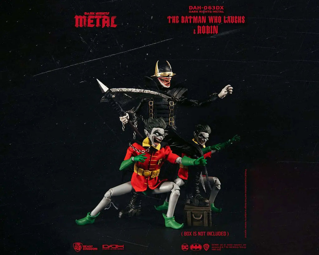 DN METAL BATMAN LAUGHS + ROBIN DAH LTD BEAST KINGDOM
