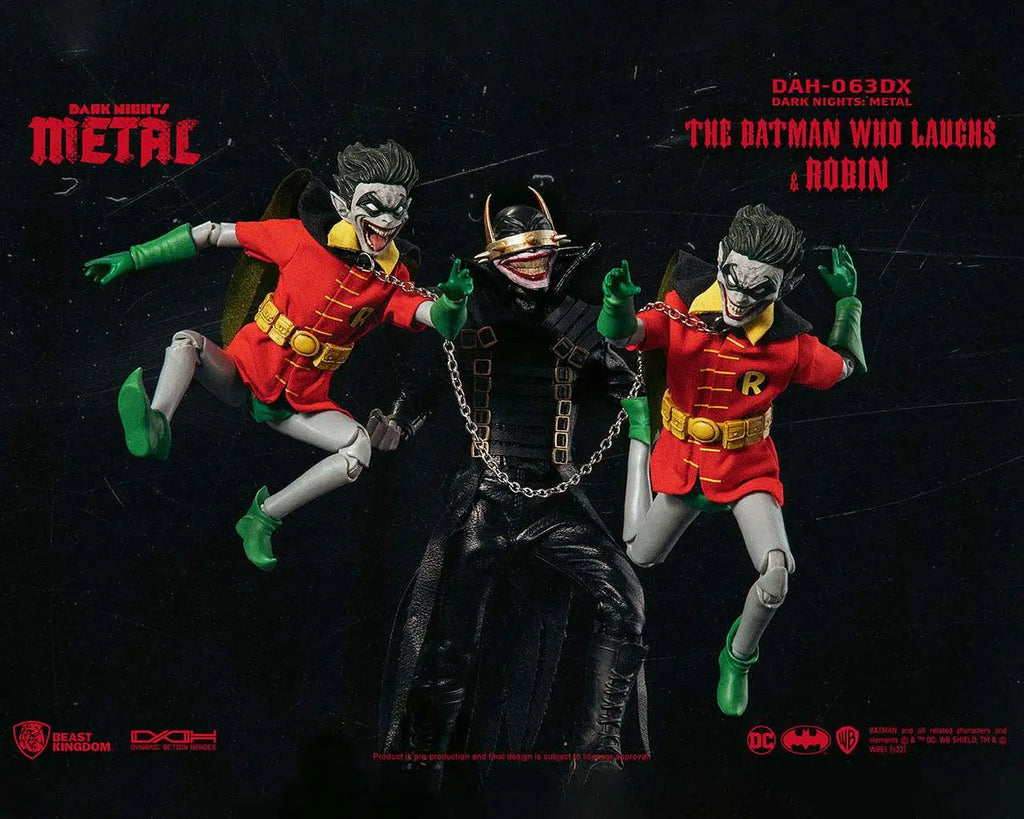 DN METAL BATMAN LAUGHS + ROBIN DAH LTD BEAST KINGDOM