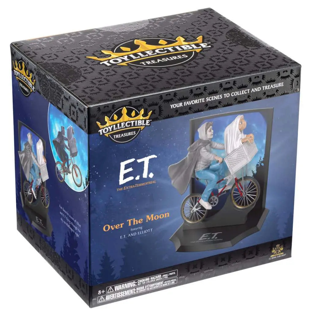 ET WITH ELLIOT OVER MOON DIORAMA NOBLE COLLECTIONS