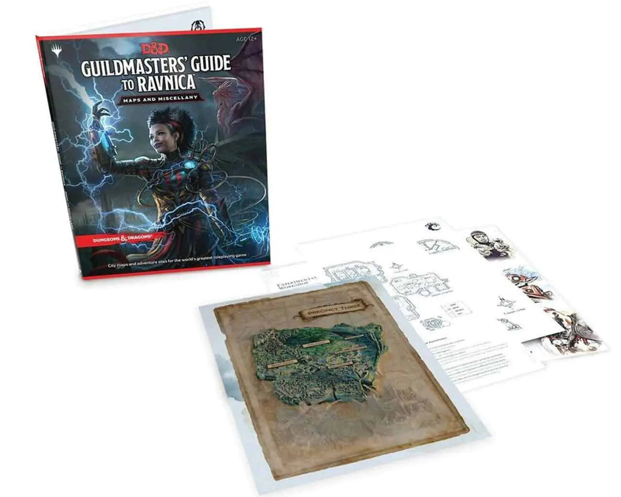 Dungeons & Dragons Guildmasters' Guide to Ravnica Map and Miscellany WIZARDS OF THE COAST