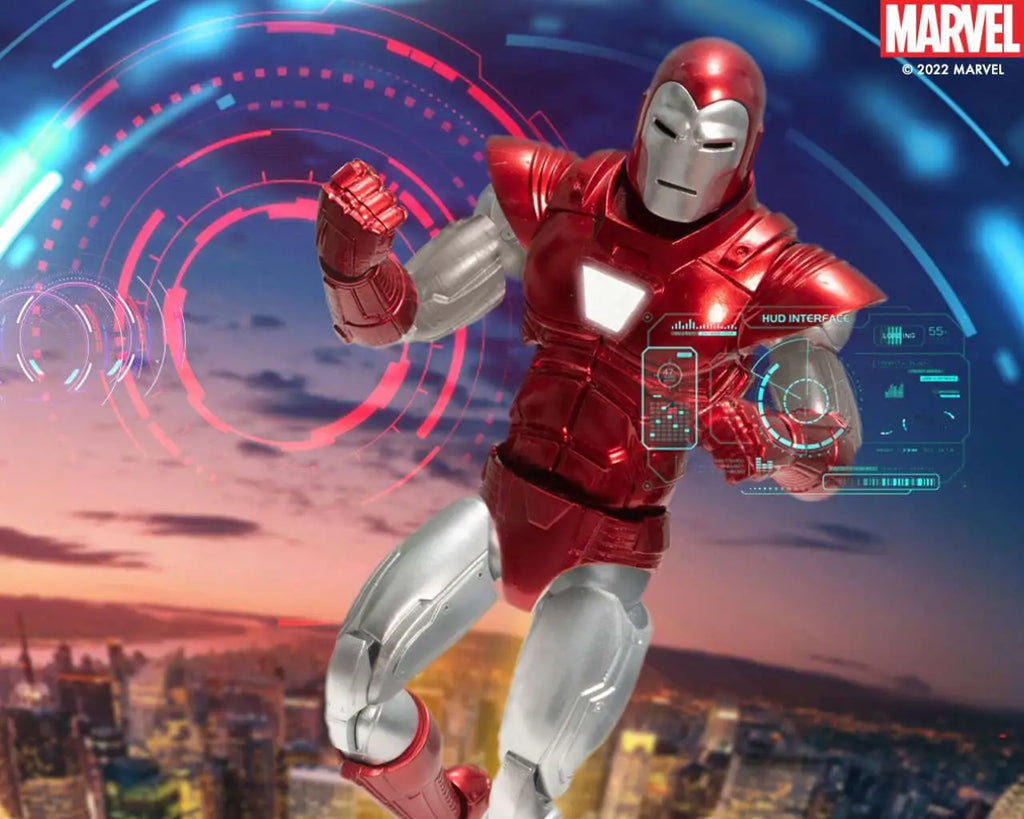 ONE 12 COLL IRON MAN SILVER CENTURION AF MEZCO TOYS