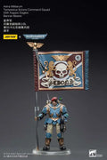 WH40K ASTRA MILITARUM TEMPESTUS SCIONS COMMAND SQUAD 55TH KAPPIC EAGLES BANNER BEARER JOYTOY