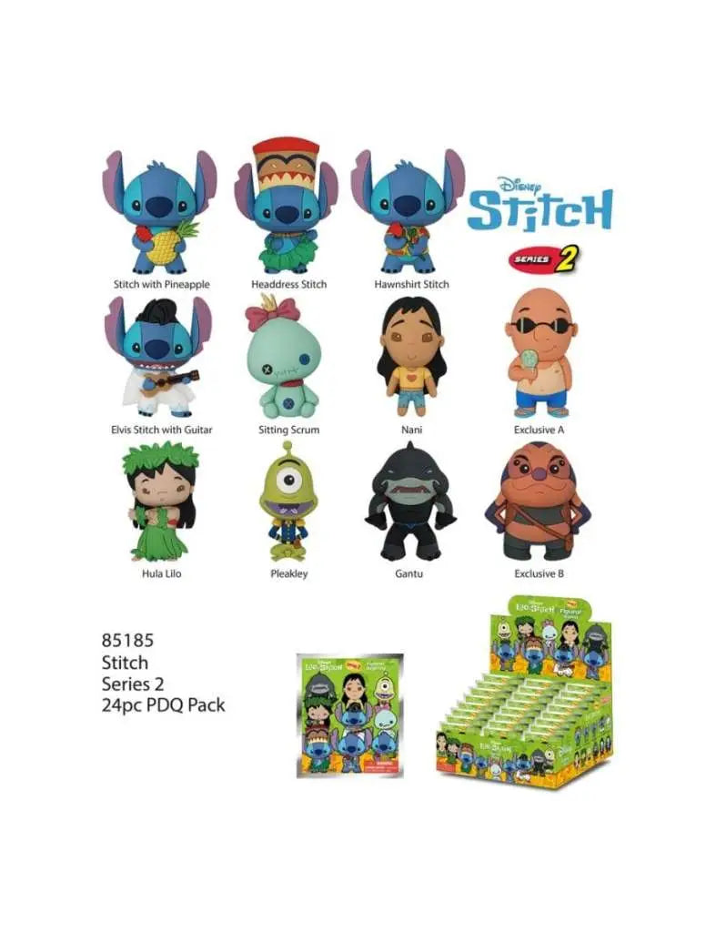 STITCH S2 BAG CLIP BLIND BOX DISPLAY 24 MONOGRAM