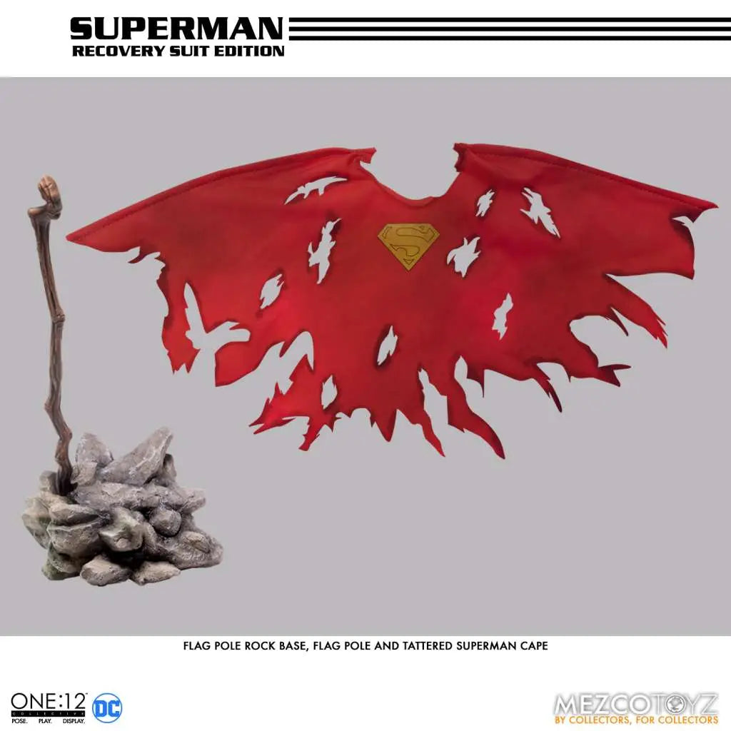 ONE 12 COLLECT SUPERMAN RECOVERY SUIT AF MEZCO TOYS