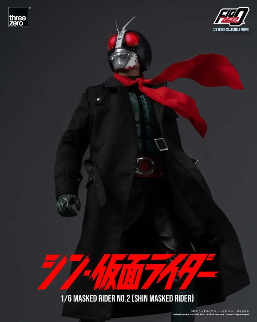 SHIN MASKED RIDER 1/6 ACTION FIGURE THREEA TOYS/THREEZERO