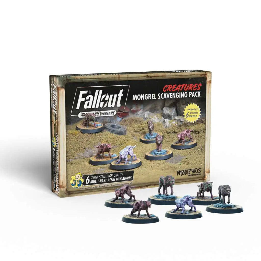 FALLOUT WW CREATURES MONGREL SCAVENGING PACK MODIPHIUS