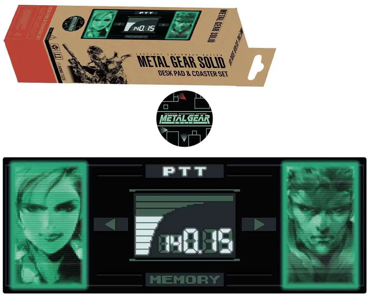 Metal Gear Solid Limited Edition Desk Pad & Coaster Set FANATTIK