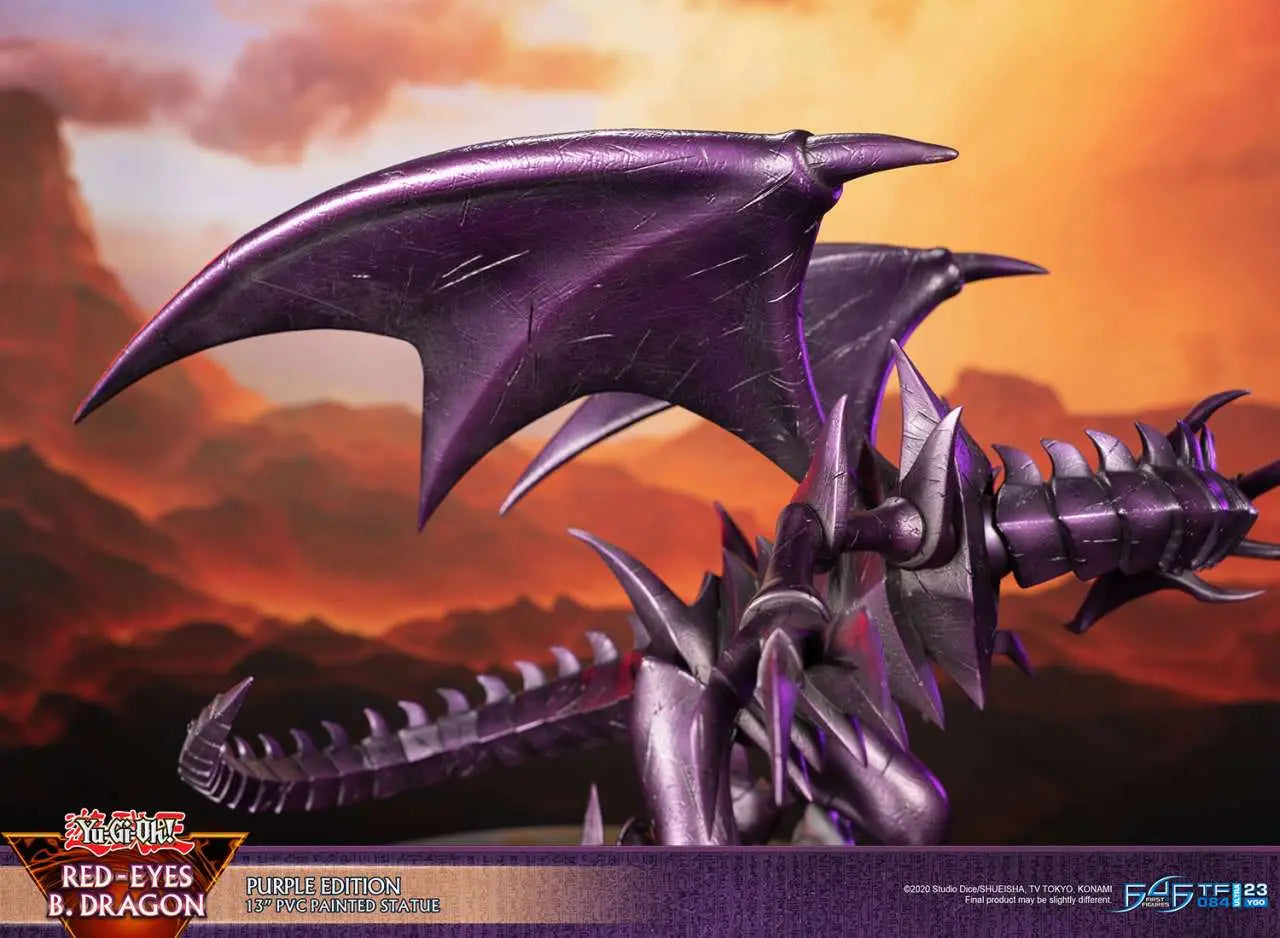 YU GI OH! RED EYES B.DRAGON PURPLE EDITION FIRST4FIGURES
