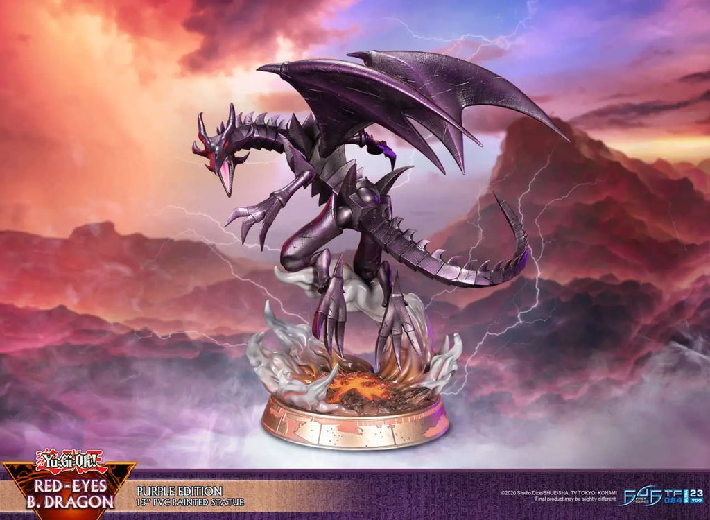 YU GI OH! RED EYES B.DRAGON PURPLE EDITION FIRST4FIGURES