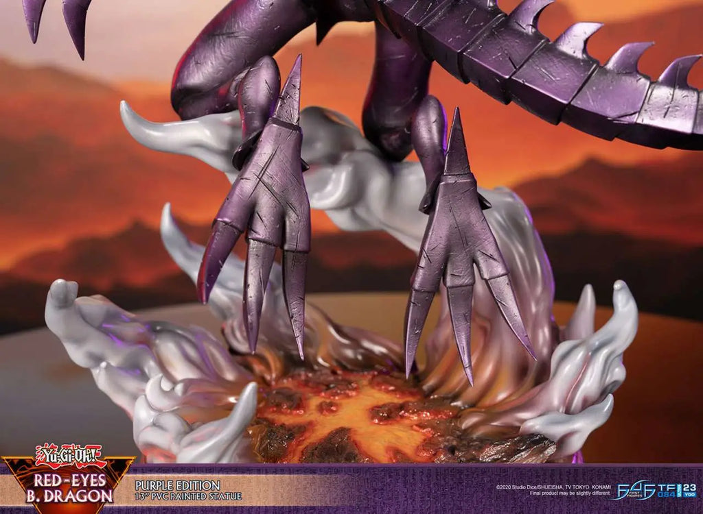 YU GI OH! RED EYES B.DRAGON PURPLE EDITION FIRST4FIGURES