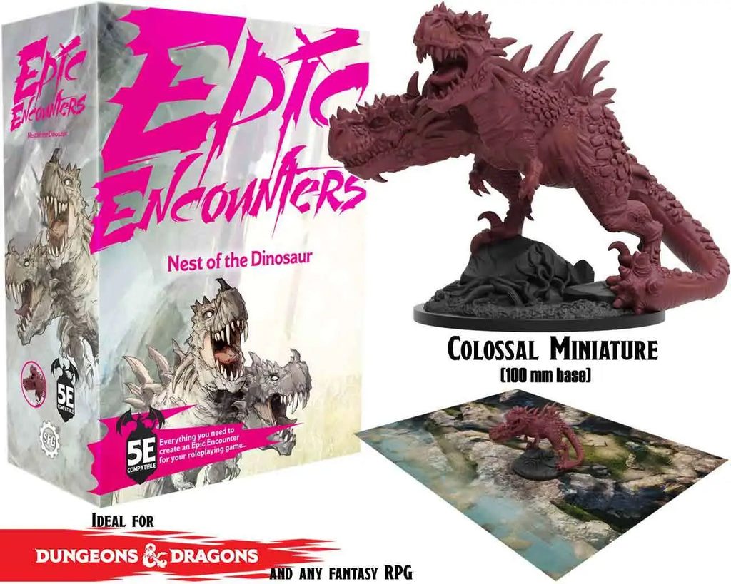 Epic Encounters Nest of the Dinosaur STEAMFORGED GAMES