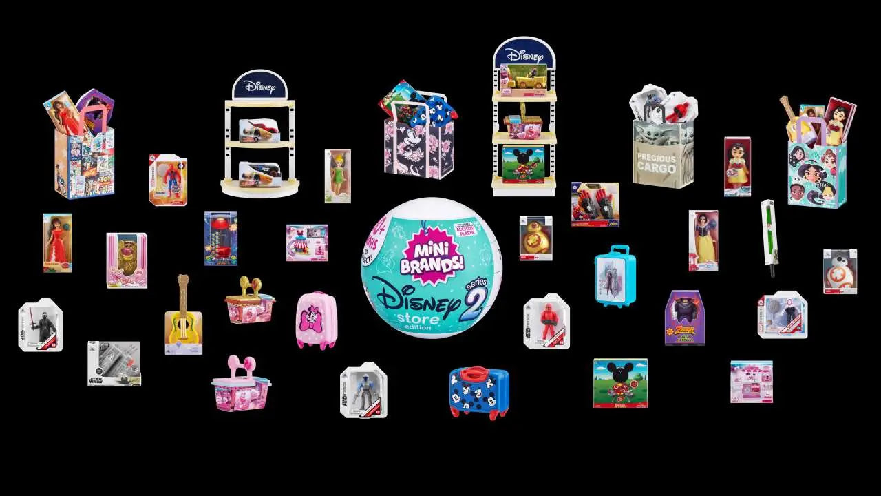 DISNEY STORE 5 SURPRISE MINI BRANDS serie 2 display (24) ZURU