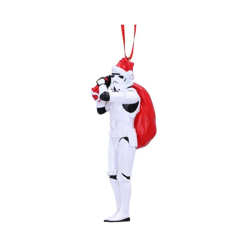 STORMTROOPER SANTA SACK HANGING ORNAMENT NEMESIS NOW