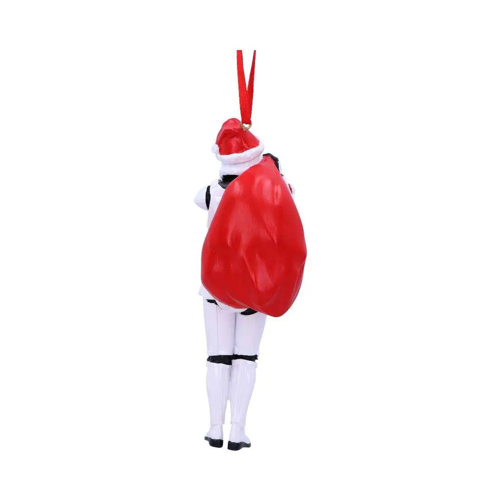 STORMTROOPER SANTA SACK HANGING ORNAMENT NEMESIS NOW