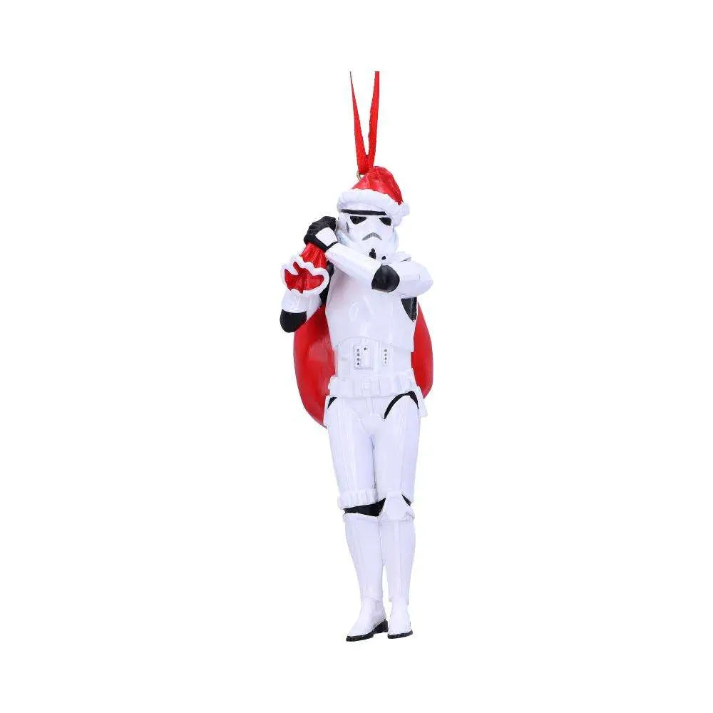STORMTROOPER SANTA SACK HANGING ORNAMENT NEMESIS NOW