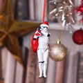 STORMTROOPER SANTA SACK HANGING ORNAMENT NEMESIS NOW