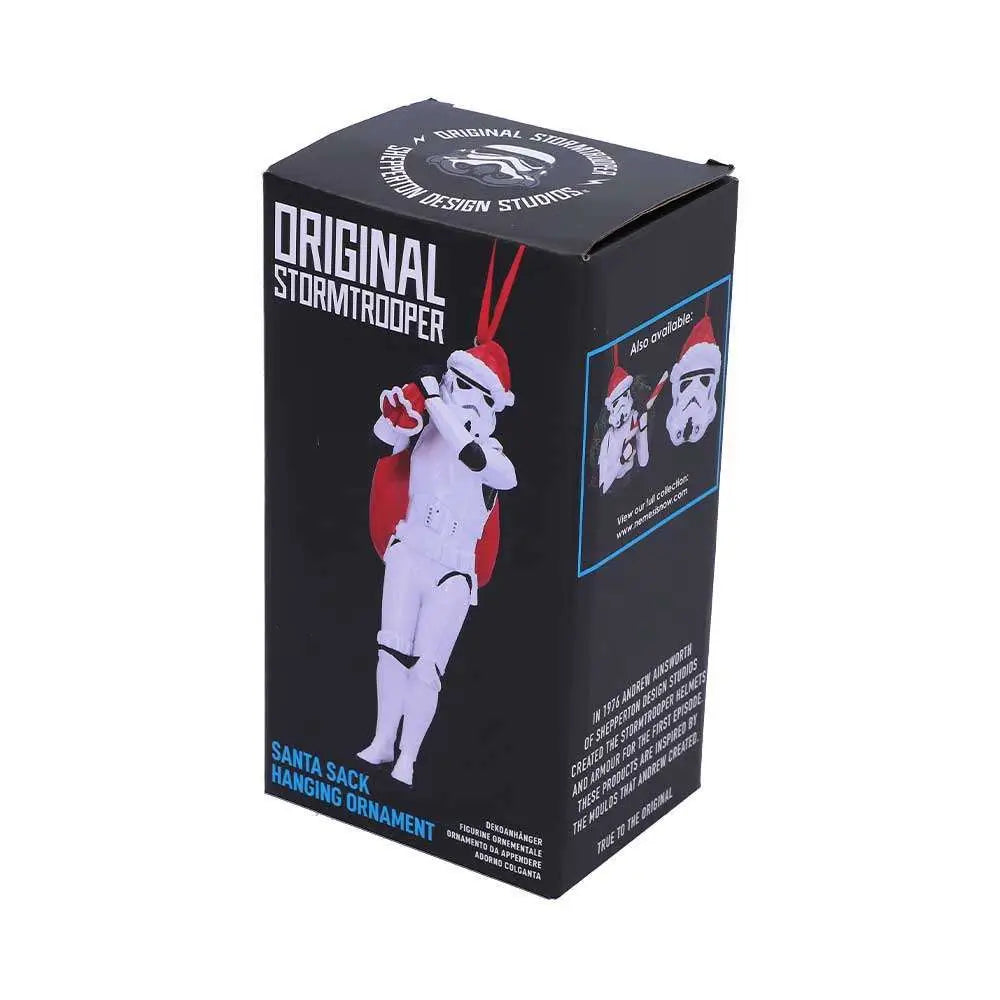 STORMTROOPER SANTA SACK HANGING ORNAMENT NEMESIS NOW