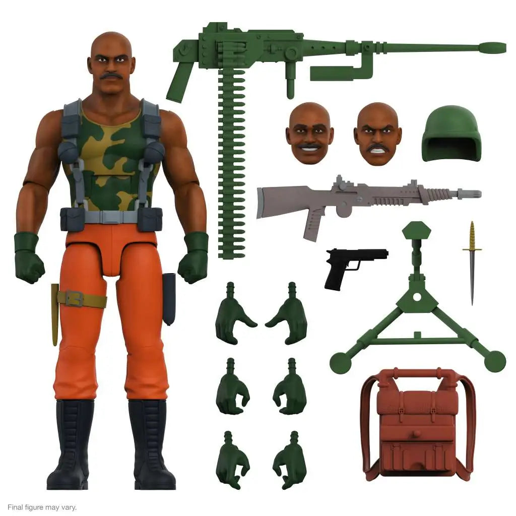 G.I.JOE ULTIMATE W5 ROADBLOCK AF SUPER 7