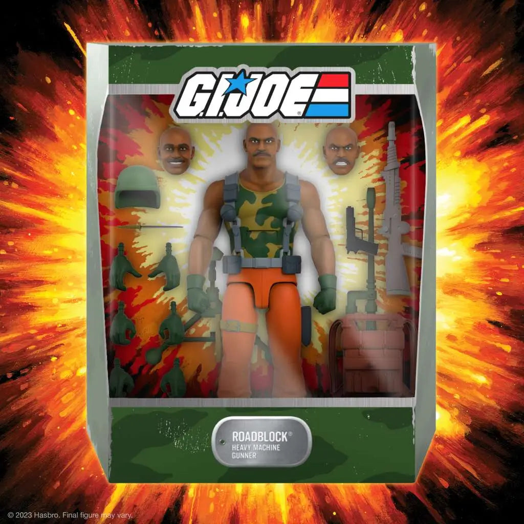 G.I.JOE ULTIMATE W5 ROADBLOCK AF SUPER 7