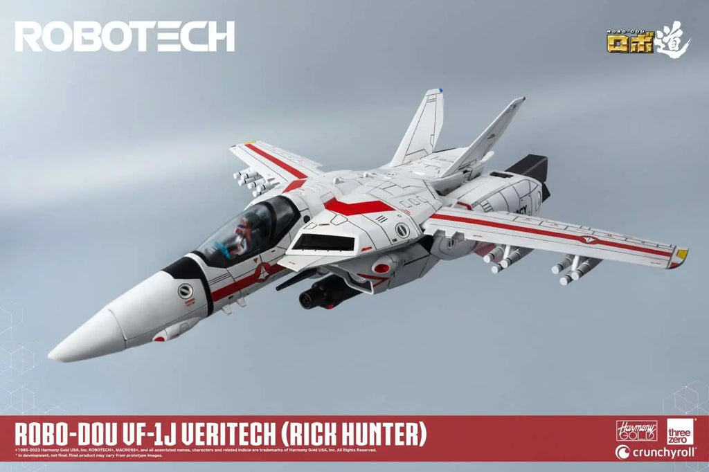 ROBOTECH ROBO-DOU VF-1J (VERITECH) RICK HUNTER FIGURE THREEA TOYS/THREEZERO